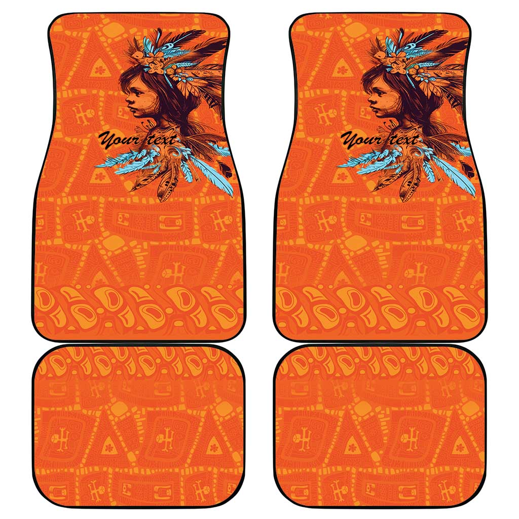 Awareness for Indigenous Orange Day Car Mats Canadian Indigenous Art - Wonder Print Shop
