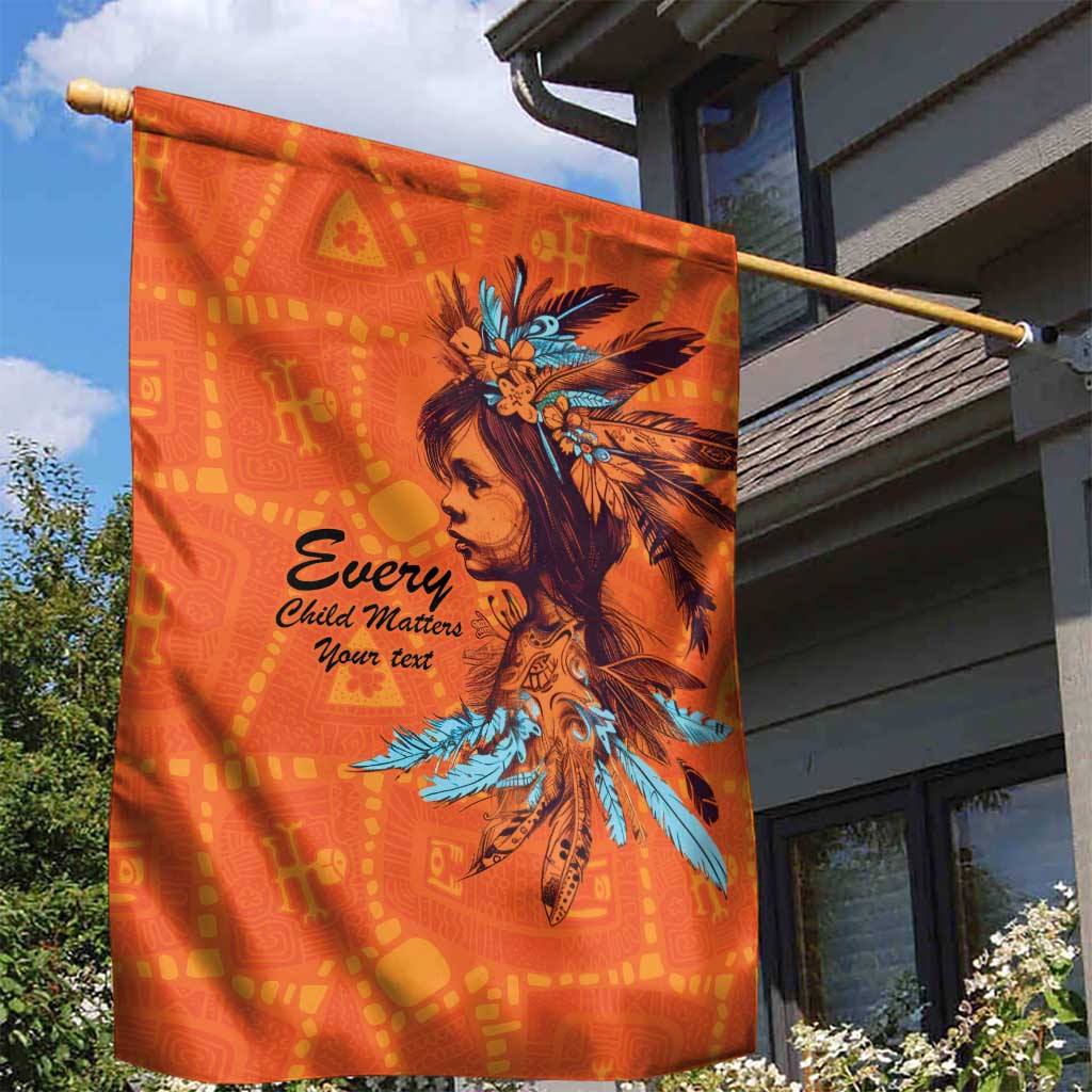 Awareness for Indigenous Orange Day Garden Flag Canadian Indigenous Art - Wonder Print Shop