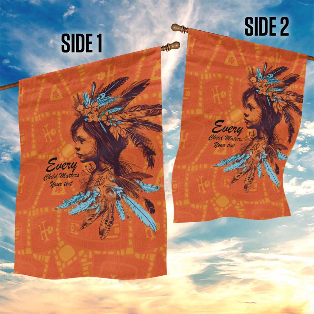 Awareness for Indigenous Orange Day Garden Flag Canadian Indigenous Art - Wonder Print Shop