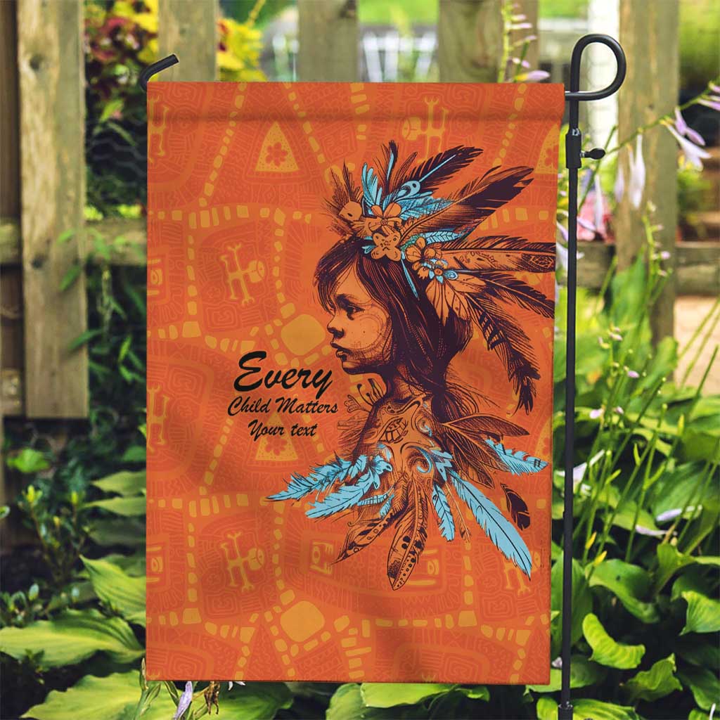 Awareness for Indigenous Orange Day Garden Flag Canadian Indigenous Art - Wonder Print Shop