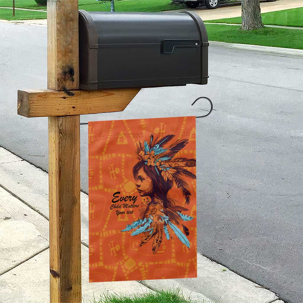 Awareness for Indigenous Orange Day Garden Flag Canadian Indigenous Art - Wonder Print Shop