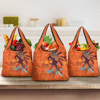 Awareness for Indigenous Orange Day Grocery Bag Canadian Indigenous Art - Wonder Print Shop