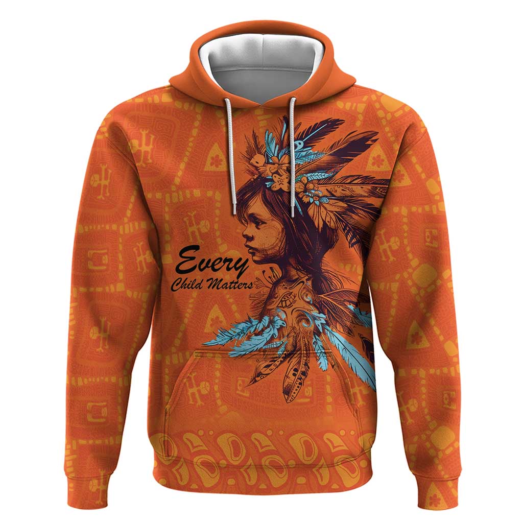 Awareness for Indigenous Orange Day Hoodie Canadian Indigenous Art - Wonder Print Shop