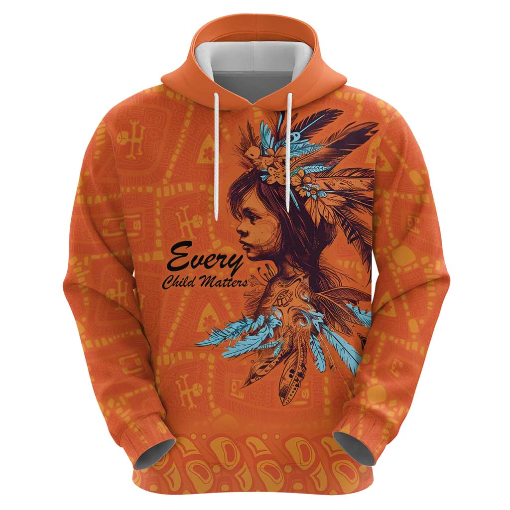 Awareness for Indigenous Orange Day Hoodie Canadian Indigenous Art - Wonder Print Shop