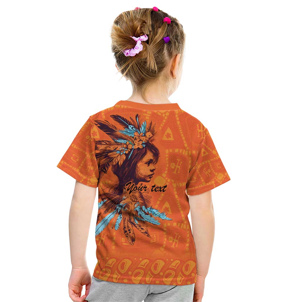 Awareness for Indigenous Orange Day Kid T Shirt Canadian Indigenous Art - Wonder Print Shop