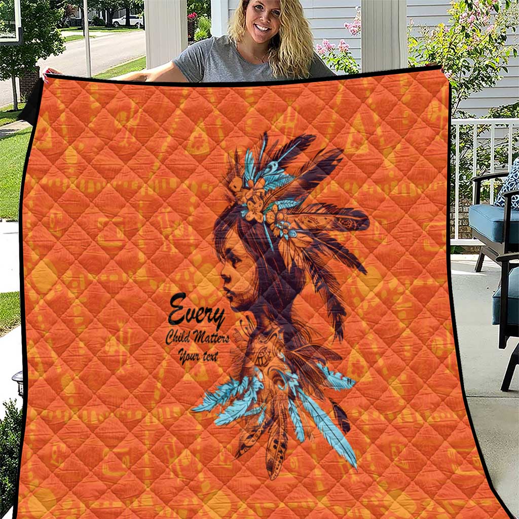 Awareness for Indigenous Orange Day Quilt Canadian Indigenous Art - Wonder Print Shop