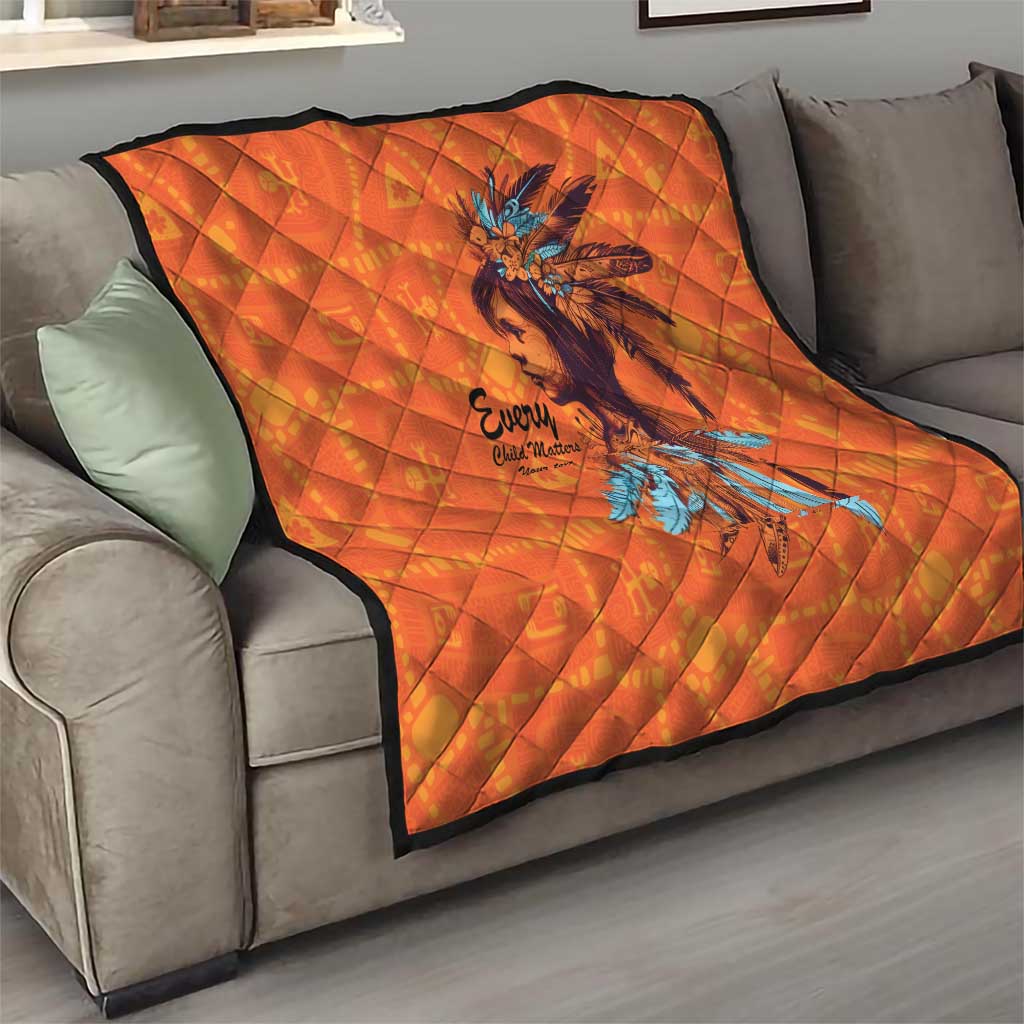 Awareness for Indigenous Orange Day Quilt Canadian Indigenous Art - Wonder Print Shop