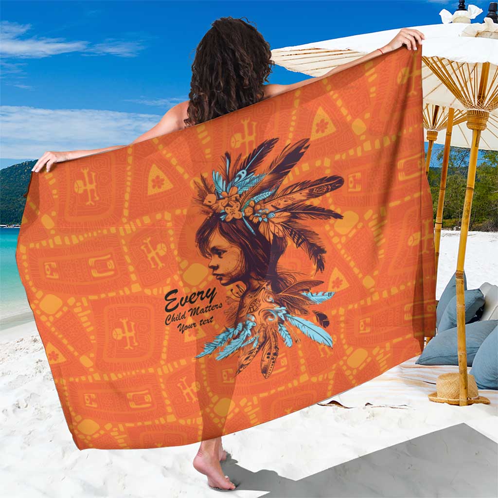 Awareness for Indigenous Orange Day Sarong Canadian Indigenous Art - Wonder Print Shop