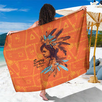 Awareness for Indigenous Orange Day Sarong Canadian Indigenous Art - Wonder Print Shop