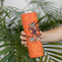 Awareness for Indigenous Orange Day Skinny Tumbler Canadian Indigenous Art - Wonder Print Shop
