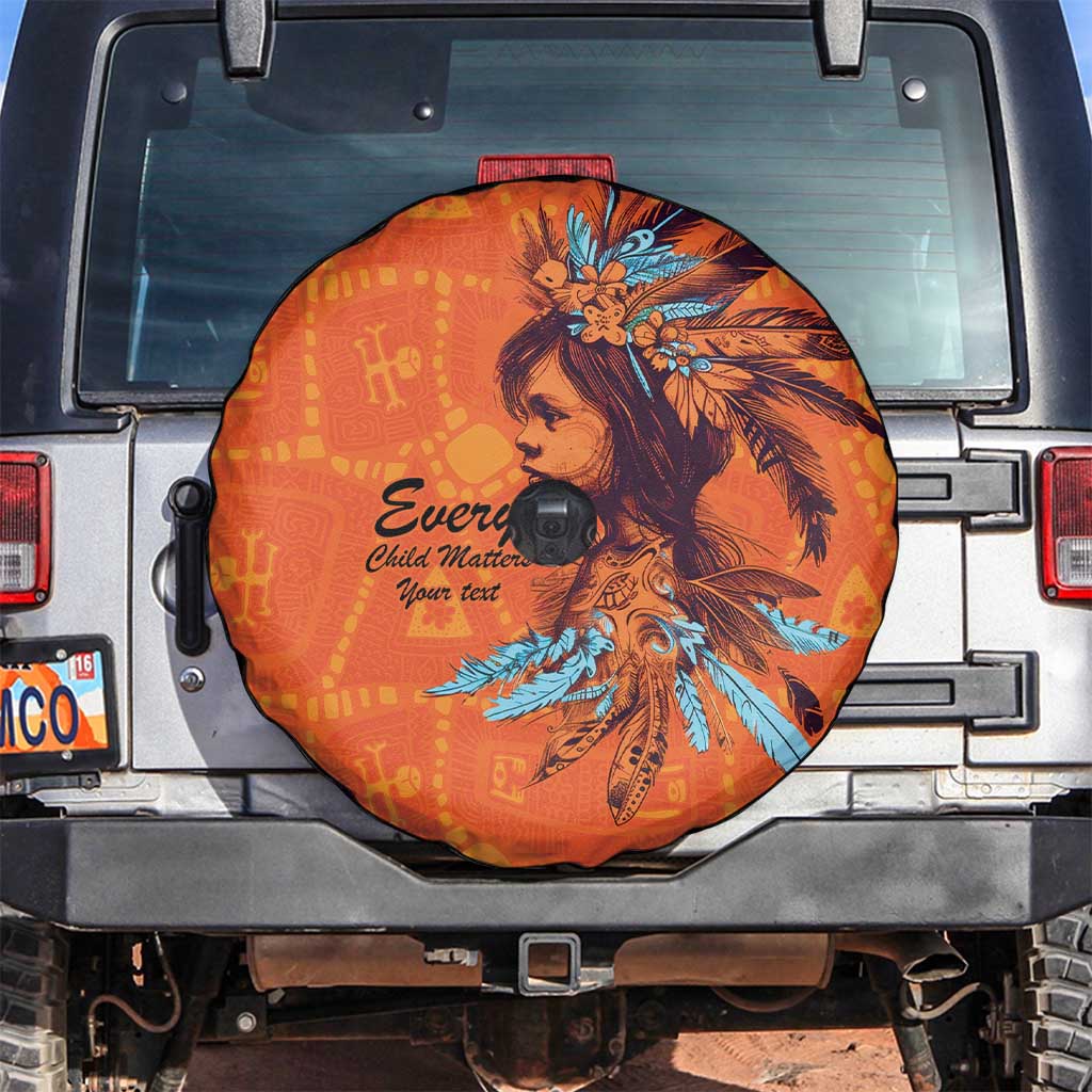 Awareness for Indigenous Orange Day Spare Tire Cover Canadian Indigenous Art - Wonder Print Shop