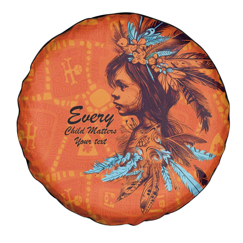 Awareness for Indigenous Orange Day Spare Tire Cover Canadian Indigenous Art - Wonder Print Shop