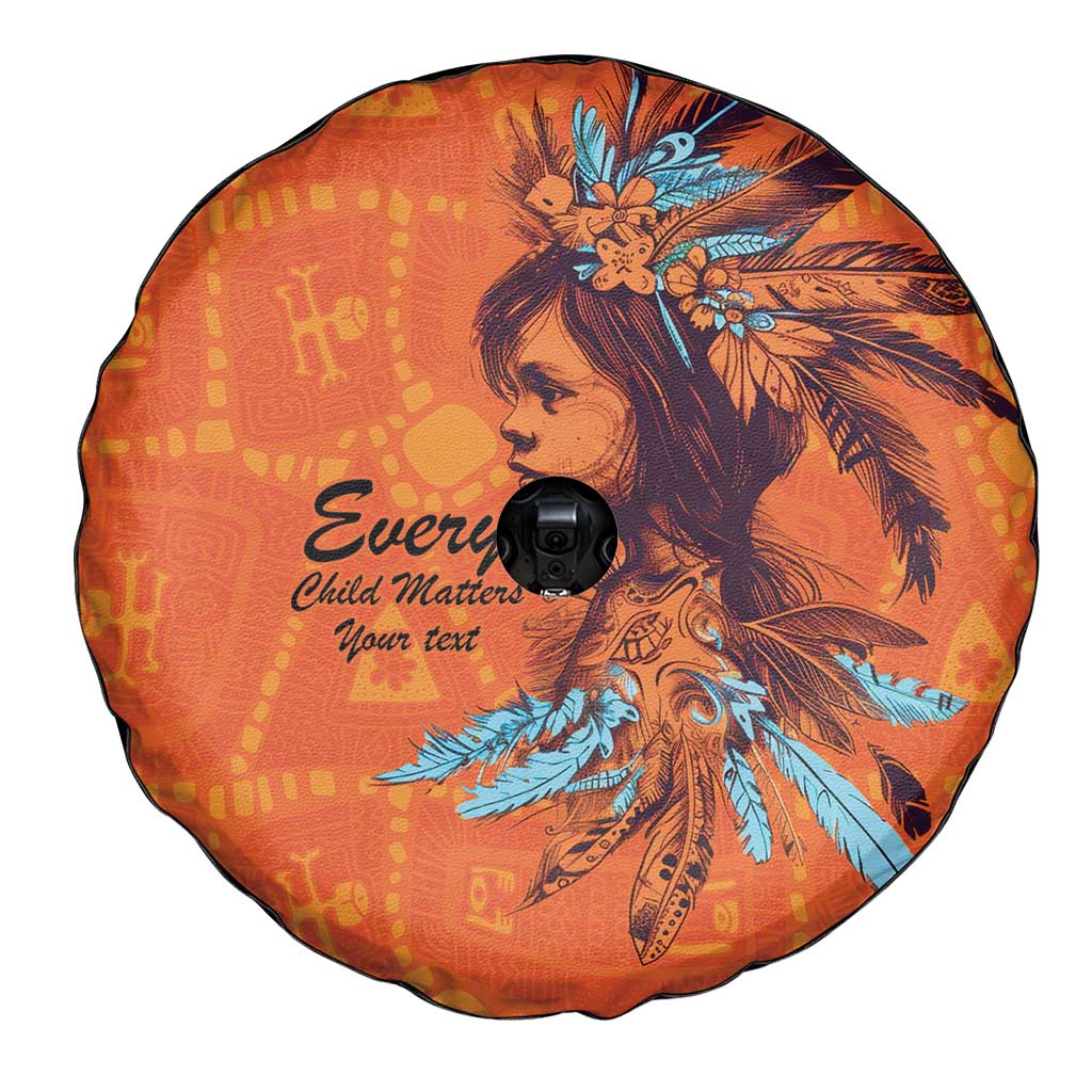 Awareness for Indigenous Orange Day Spare Tire Cover Canadian Indigenous Art - Wonder Print Shop