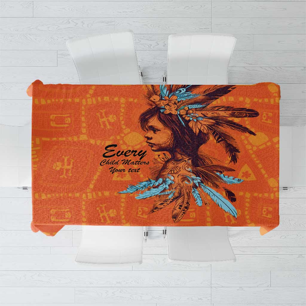 Awareness for Indigenous Orange Day Tablecloth Canadian Indigenous Art - Wonder Print Shop