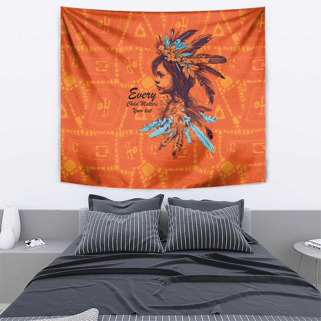 Awareness for Indigenous Orange Day Tapestry Canadian Indigenous Art - Wonder Print Shop
