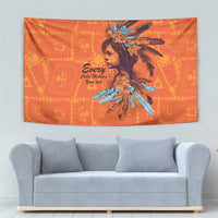 Awareness for Indigenous Orange Day Tapestry Canadian Indigenous Art - Wonder Print Shop