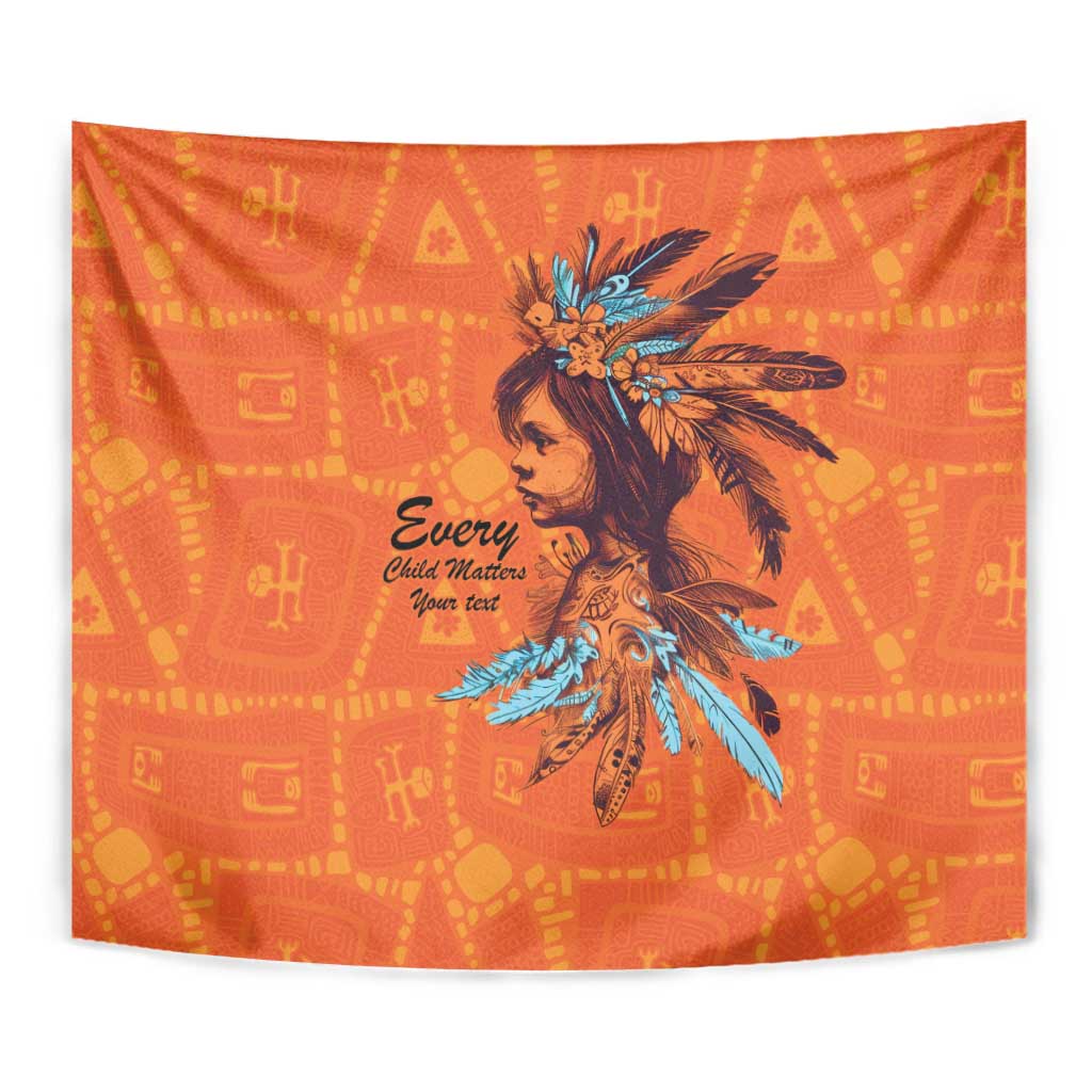 Awareness for Indigenous Orange Day Tapestry Canadian Indigenous Art - Wonder Print Shop