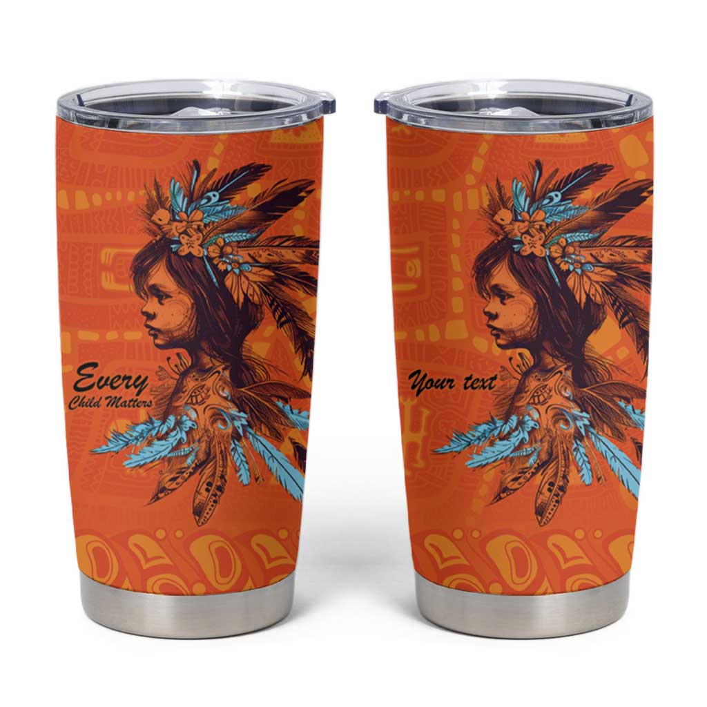 Awareness for Indigenous Orange Day Tumbler Cup Canadian Indigenous Art - Wonder Print Shop