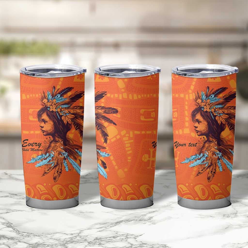 Awareness for Indigenous Orange Day Tumbler Cup Canadian Indigenous Art - Wonder Print Shop