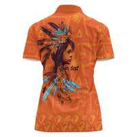 Awareness for Indigenous Orange Day Women Polo Shirt Canadian Indigenous Art - Wonder Print Shop