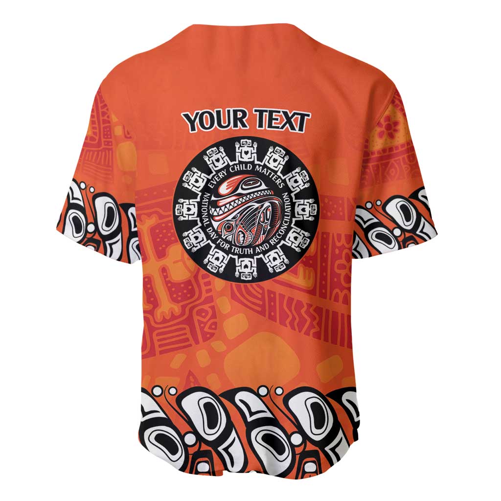 Awareness for Indigenous Orange Day Baseball Jersey Haida Spirit Animals - Wonder Print Shop