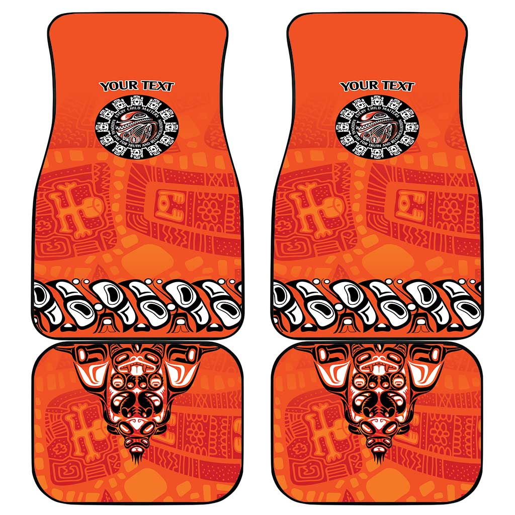 Awareness for Indigenous Orange Day Car Mats Haida Spirit Animals - Wonder Print Shop