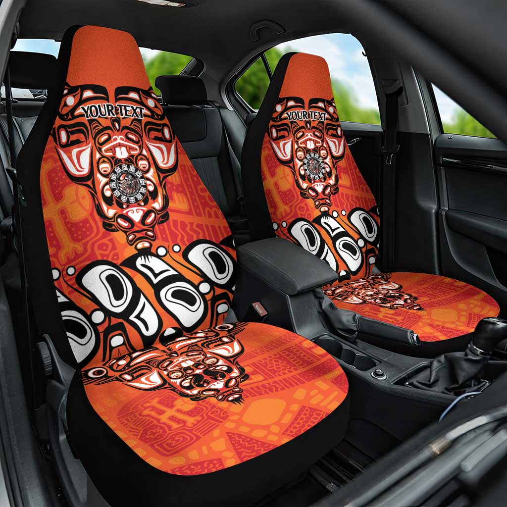 Awareness for Indigenous Orange Day Car Seat Cover Haida Spirit Animals - Wonder Print Shop