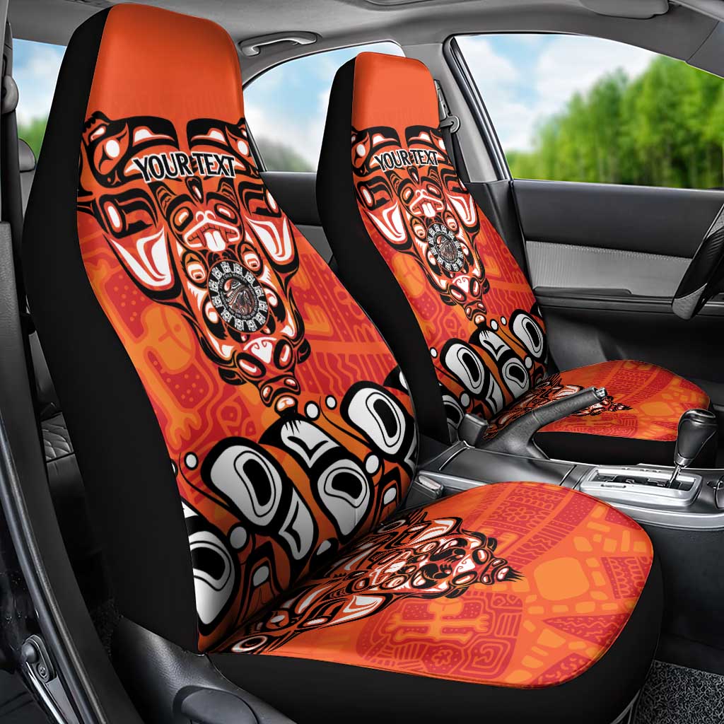 Awareness for Indigenous Orange Day Car Seat Cover Haida Spirit Animals - Wonder Print Shop