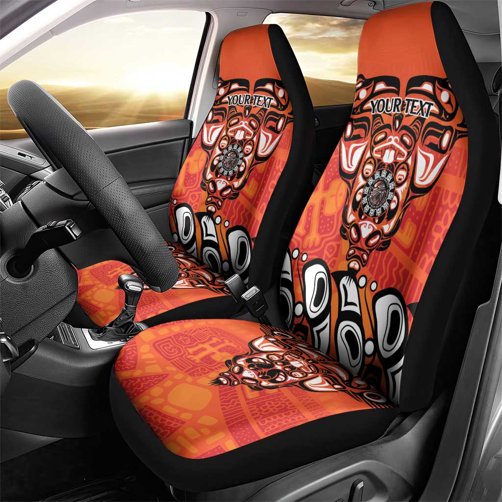 Awareness for Indigenous Orange Day Car Seat Cover Haida Spirit Animals - Wonder Print Shop