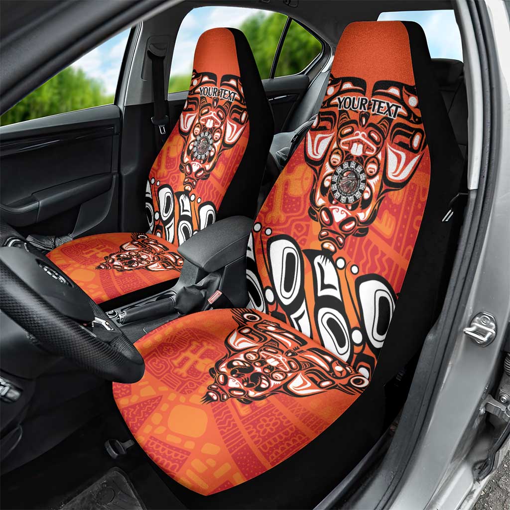 Awareness for Indigenous Orange Day Car Seat Cover Haida Spirit Animals - Wonder Print Shop