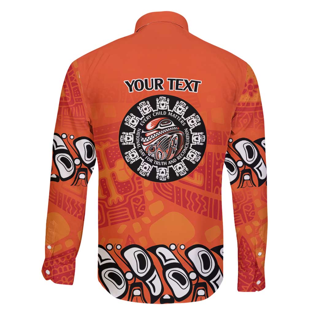 Awareness for Indigenous Orange Day Family Matching Short Sleeve Bodycon Dress and Hawaiian Shirt Haida Spirit Animals - Wonder Print Shop