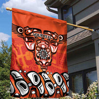 Awareness for Indigenous Orange Day Garden Flag Haida Spirit Animals - Wonder Print Shop