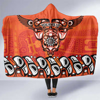 Awareness for Indigenous Orange Day Hooded Blanket Haida Spirit Animals - Wonder Print Shop