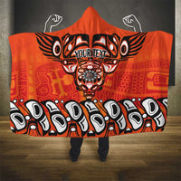 Awareness for Indigenous Orange Day Hooded Blanket Haida Spirit Animals - Wonder Print Shop