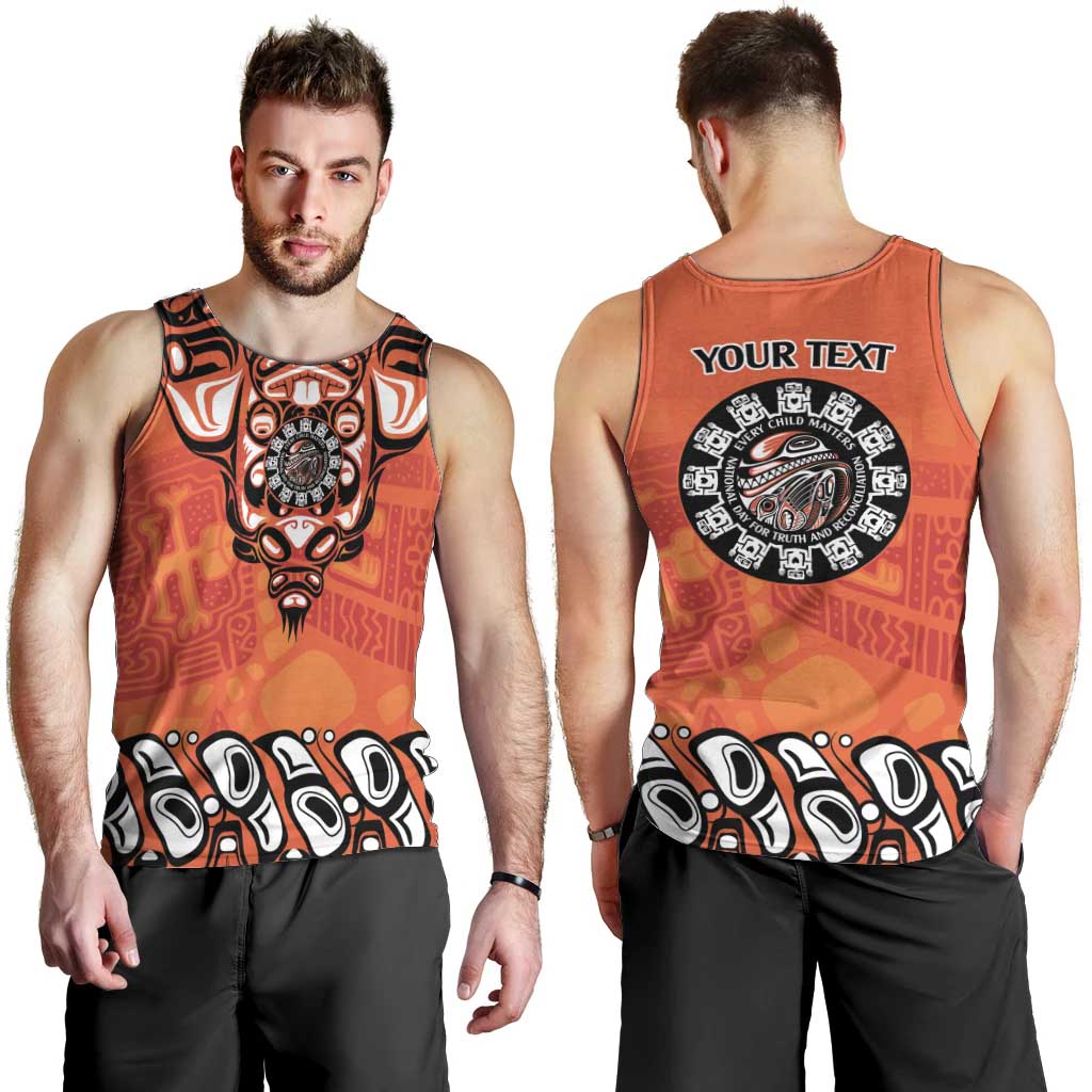 Awareness for Indigenous Orange Day Men Tank Top Haida Spirit Animals - Wonder Print Shop