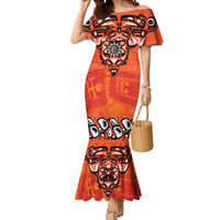 Awareness for Indigenous Orange Day Mermaid Dress Haida Spirit Animals - Wonder Print Shop