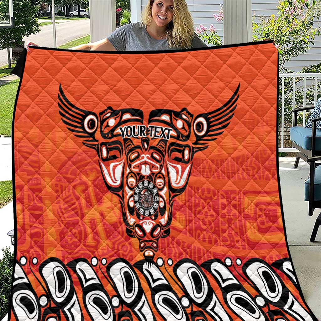 Awareness for Indigenous Orange Day Quilt Haida Spirit Animals - Wonder Print Shop