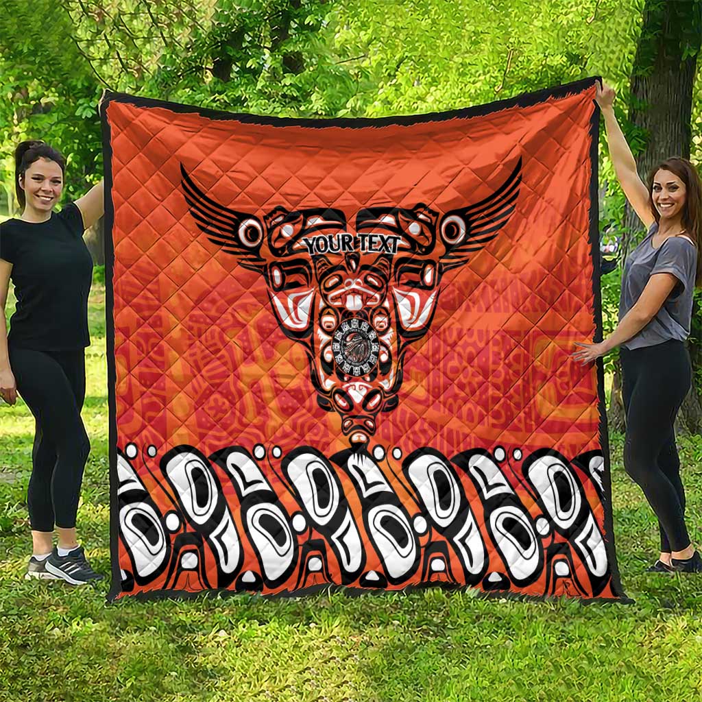Awareness for Indigenous Orange Day Quilt Haida Spirit Animals - Wonder Print Shop