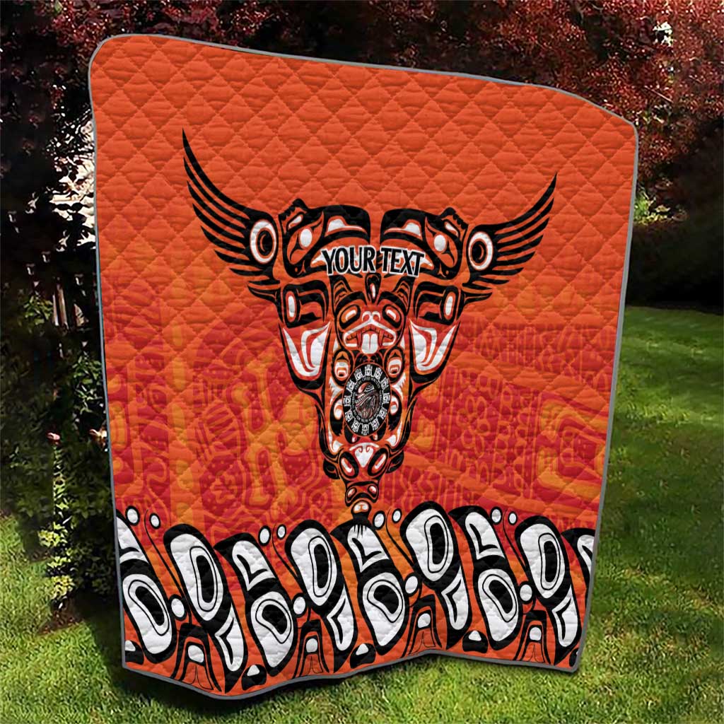 Awareness for Indigenous Orange Day Quilt Haida Spirit Animals - Wonder Print Shop