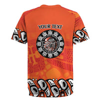 Awareness for Indigenous Orange Day Rugby Jersey Haida Spirit Animals - Wonder Print Shop