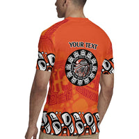Awareness for Indigenous Orange Day Rugby Jersey Haida Spirit Animals - Wonder Print Shop