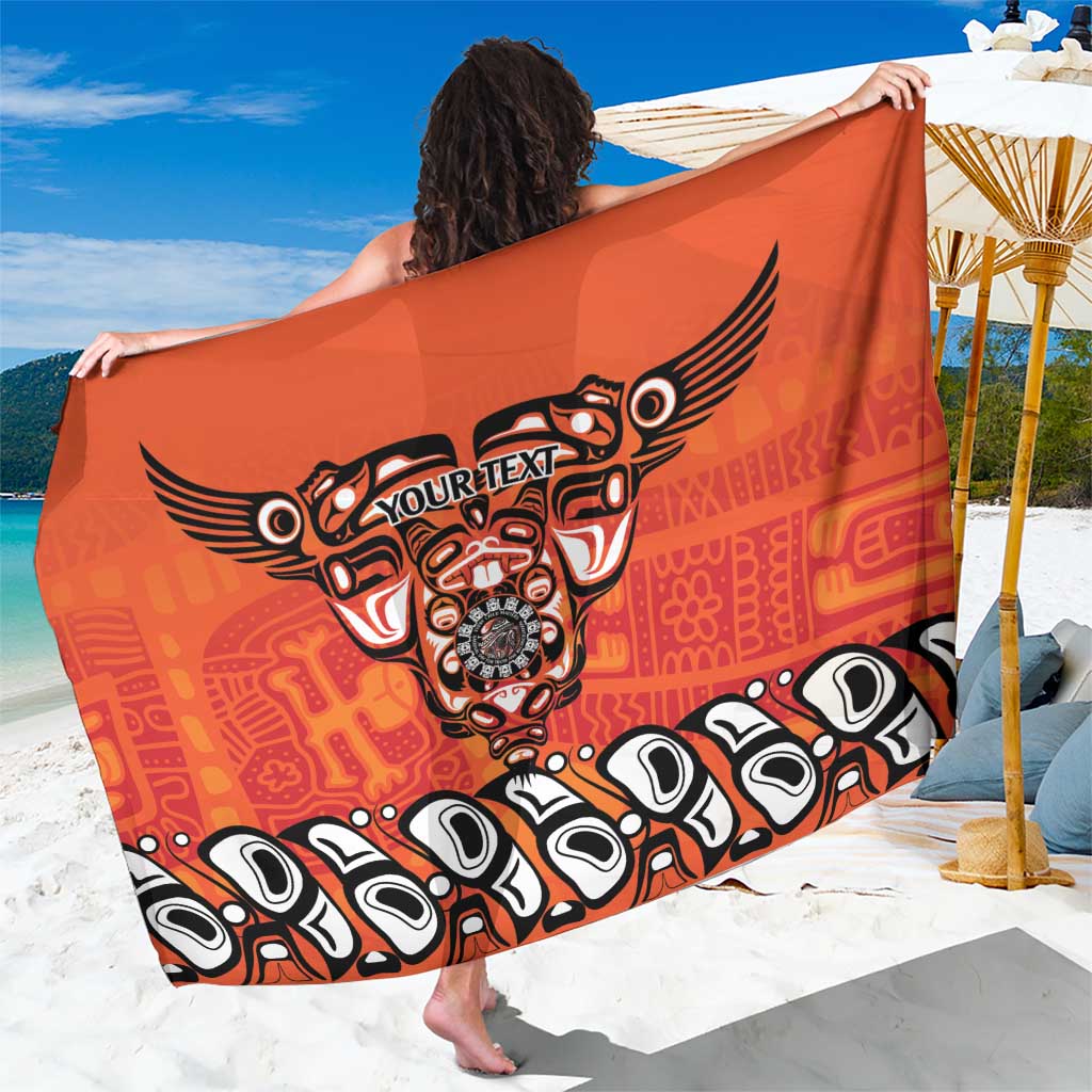 Awareness for Indigenous Orange Day Sarong Haida Spirit Animals - Wonder Print Shop