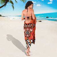 Awareness for Indigenous Orange Day Sarong Haida Spirit Animals - Wonder Print Shop