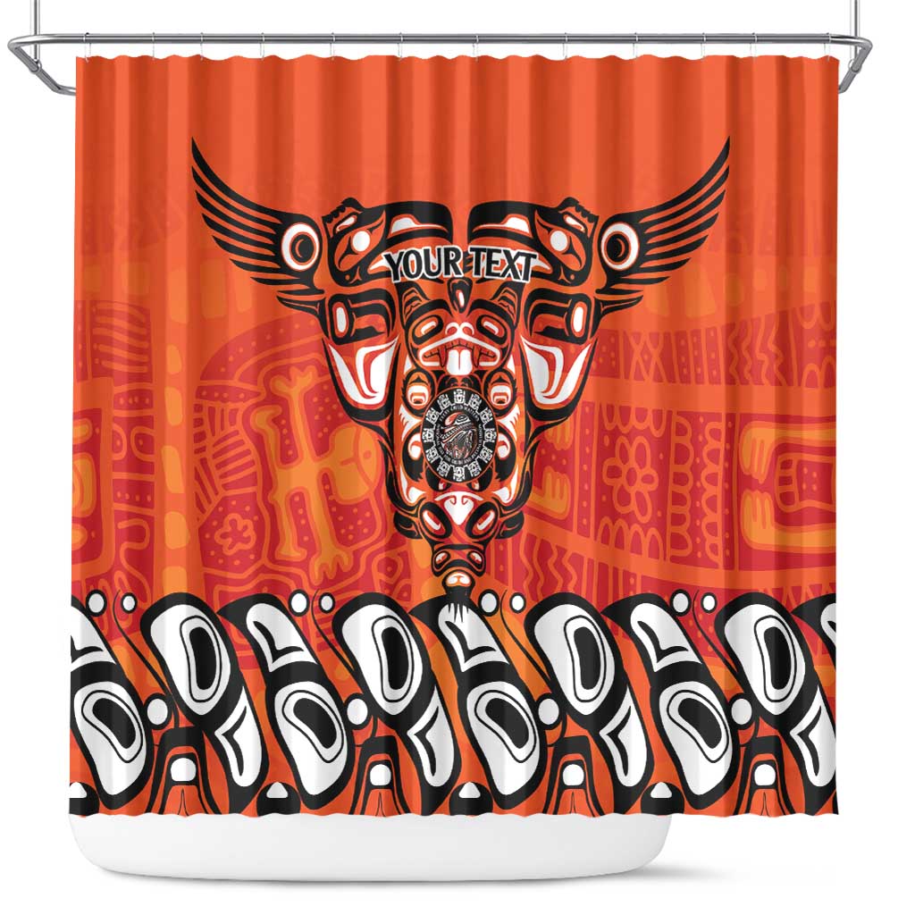 Awareness for Indigenous Orange Day Shower Curtain Haida Spirit Animals - Wonder Print Shop