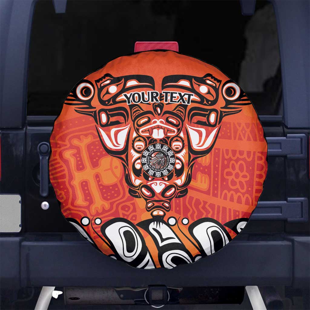 Awareness for Indigenous Orange Day Spare Tire Cover Haida Spirit Animals - Wonder Print Shop