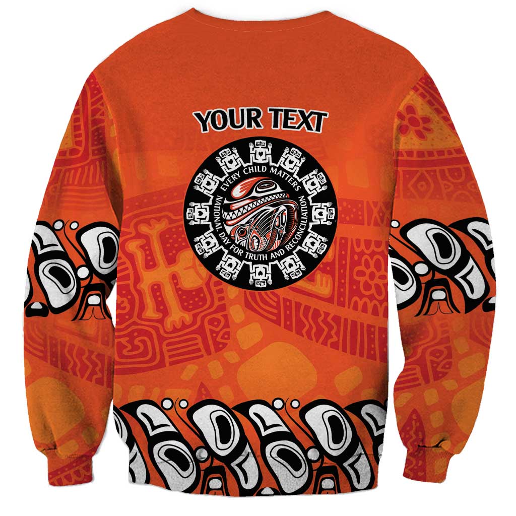 Awareness for Indigenous Orange Day Sweatshirt Haida Spirit Animals - Wonder Print Shop