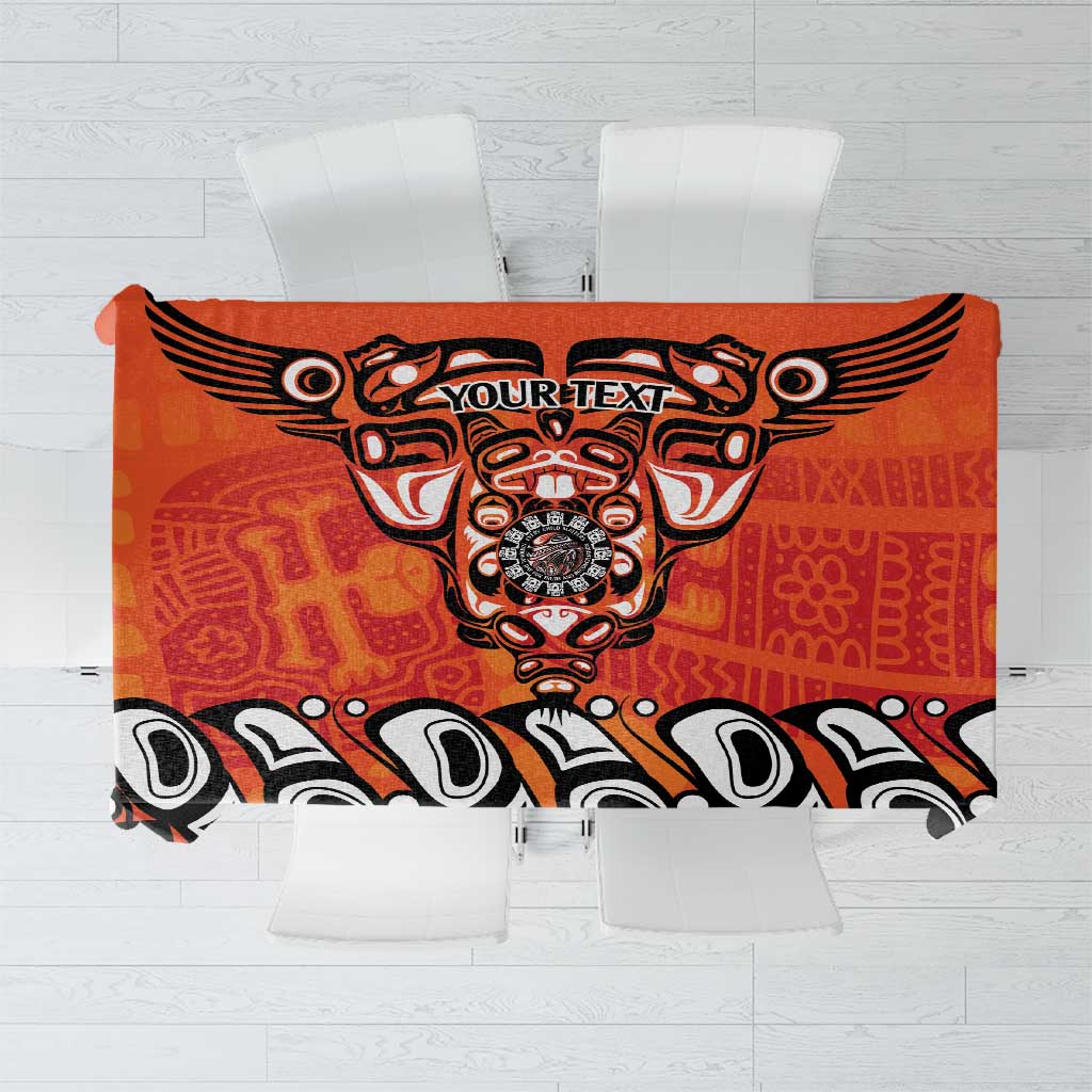 Awareness for Indigenous Orange Day Tablecloth Haida Spirit Animals - Wonder Print Shop