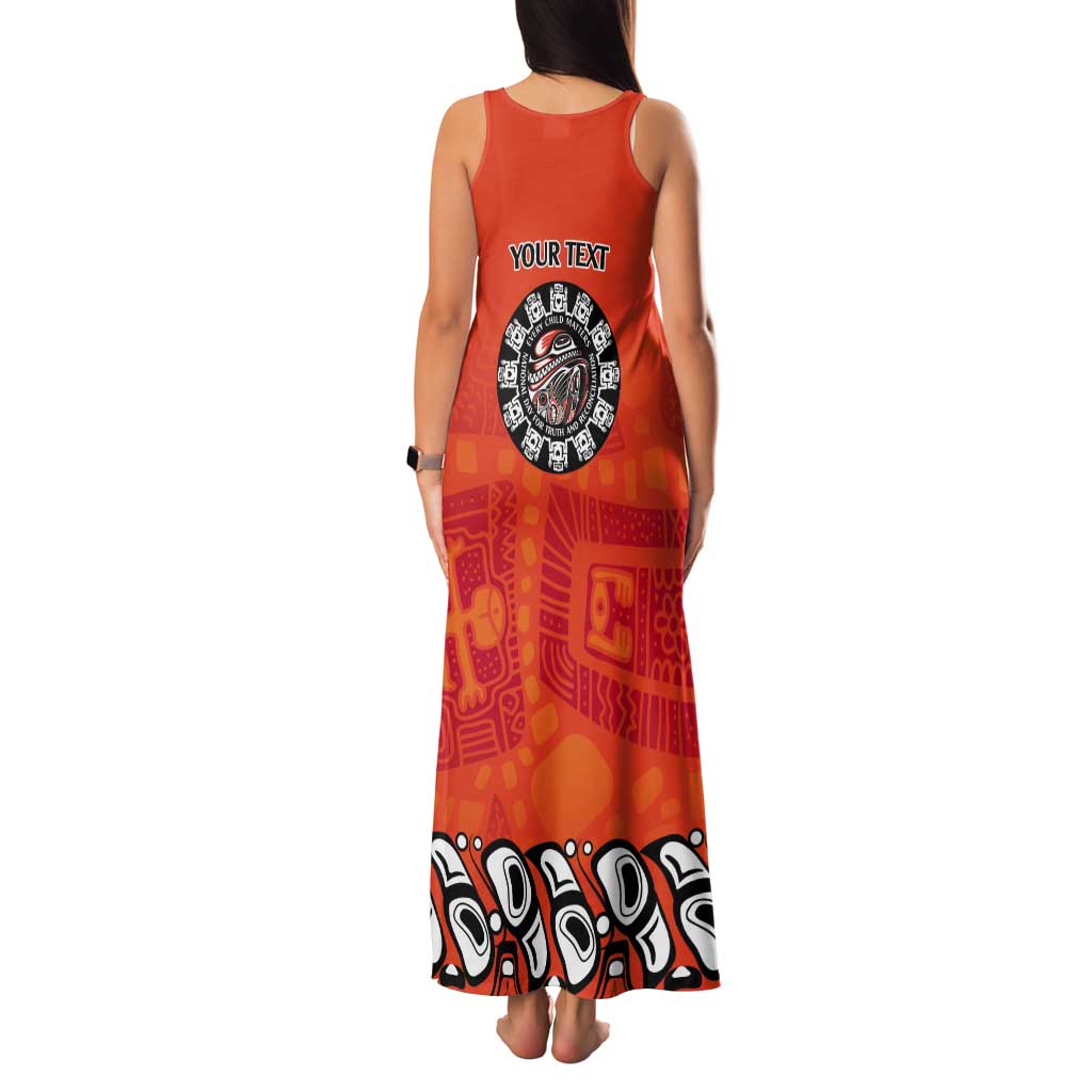 Awareness for Indigenous Orange Day Tank Maxi Dress Haida Spirit Animals - Wonder Print Shop