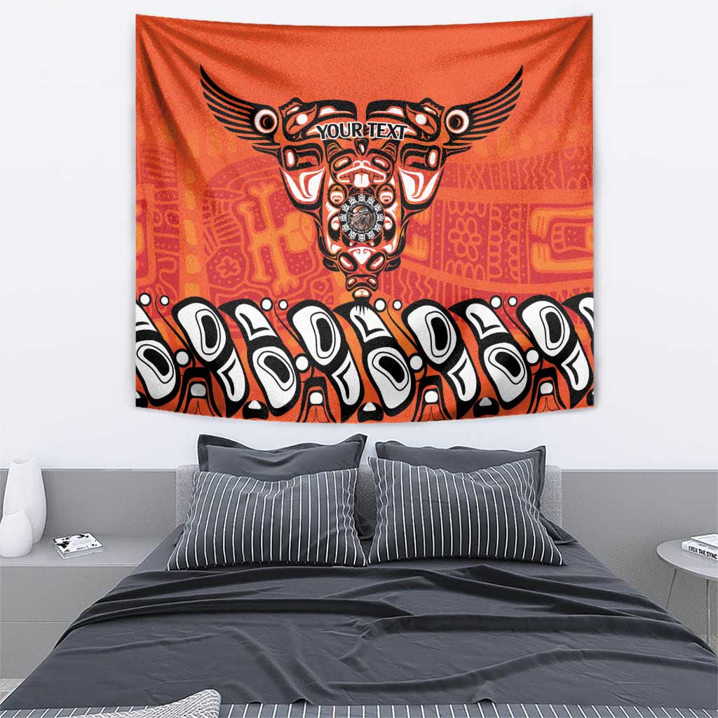 Awareness for Indigenous Orange Day Tapestry Haida Spirit Animals - Wonder Print Shop