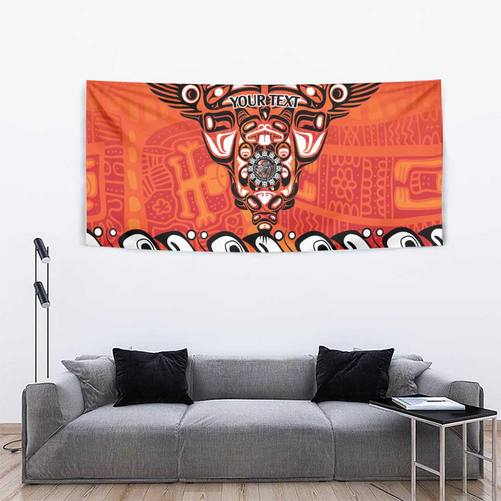 Awareness for Indigenous Orange Day Tapestry Haida Spirit Animals - Wonder Print Shop